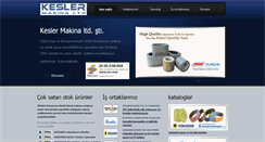 Desktop Screenshot of keslermakina.com